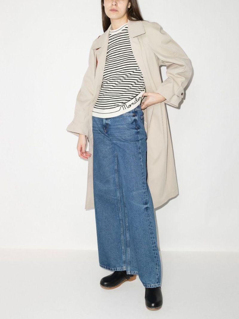Striped Long Sleeve Cotton T-shirt