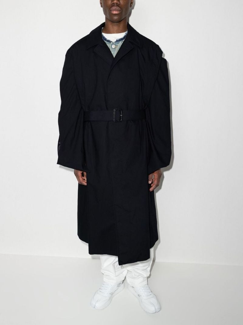 Belted Cotton Trench Coat
