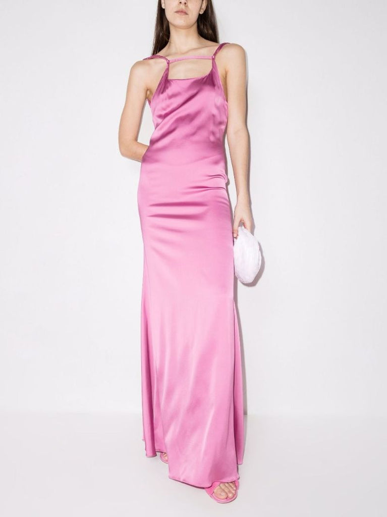 La Robe Mentalo Satin Maxi Dress