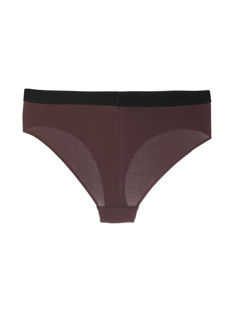 Brown Logo Waistband Briefs