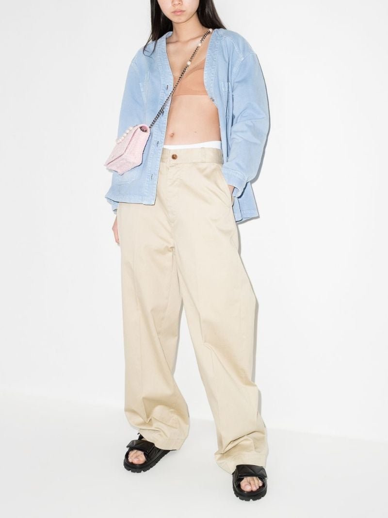 Logo Print Denim Jacket