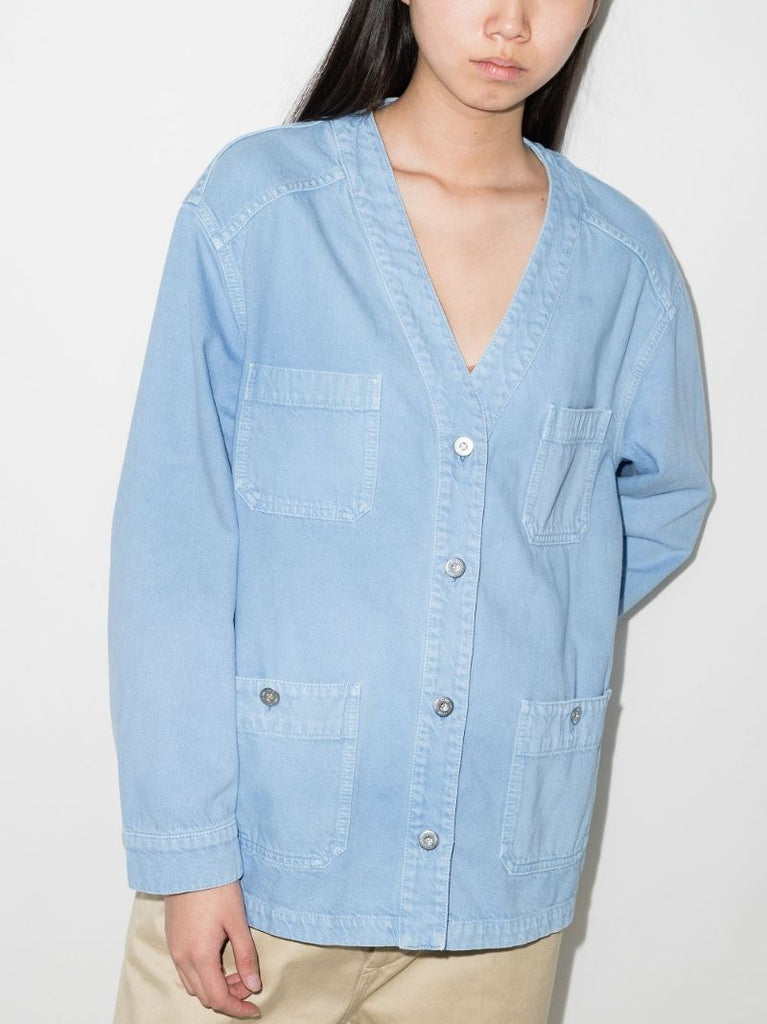 Logo Print Denim Jacket