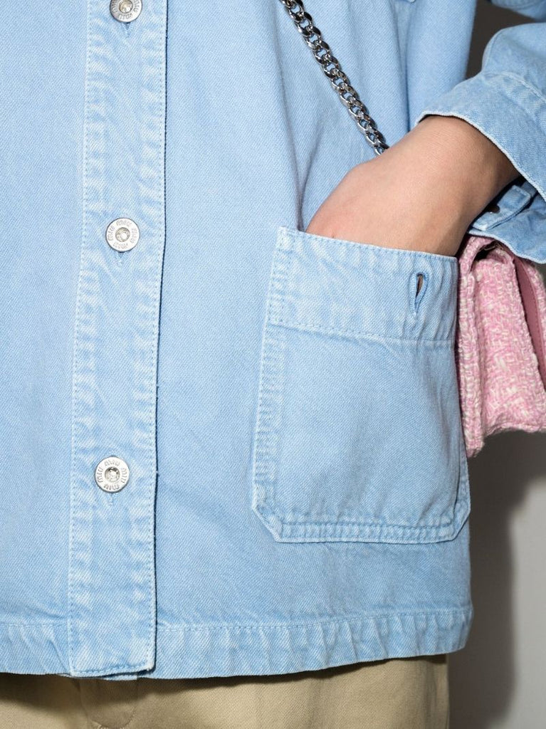 Logo Print Denim Jacket