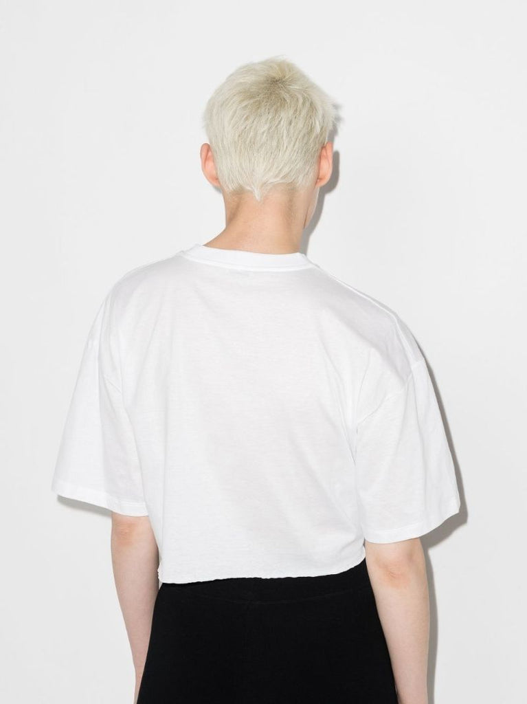 Logo Stripe Knotted T-shirt