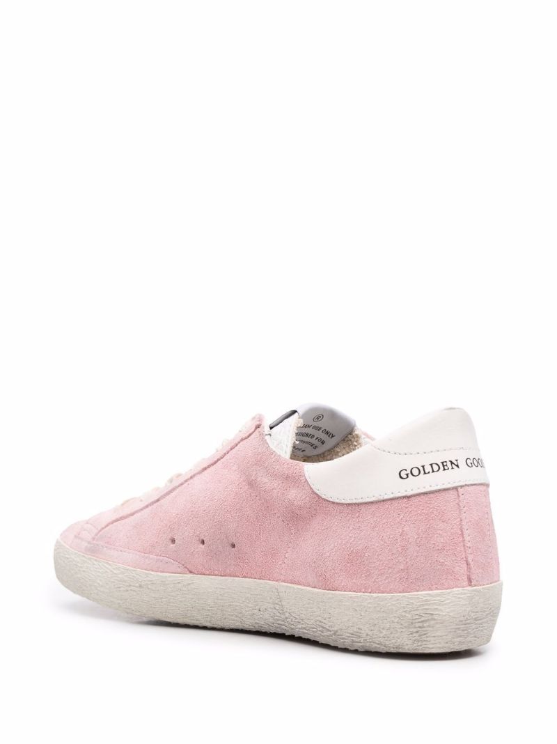 Pink Super-star Suede Sneakers