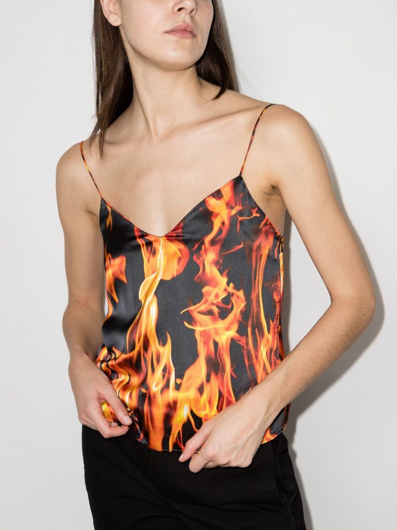 Fire Print Camisole Top