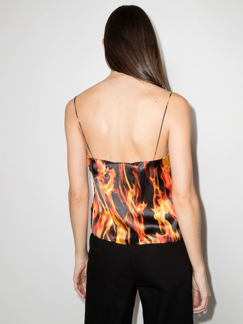 Fire Print Camisole Top