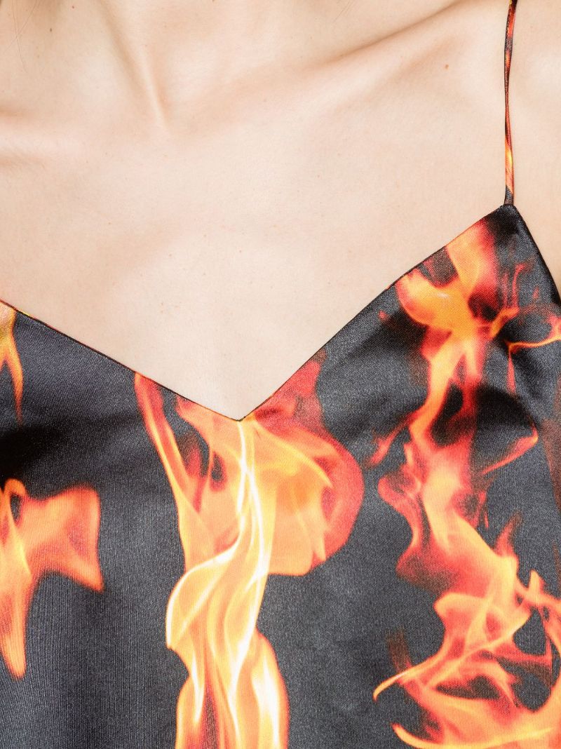 Fire Print Camisole Top