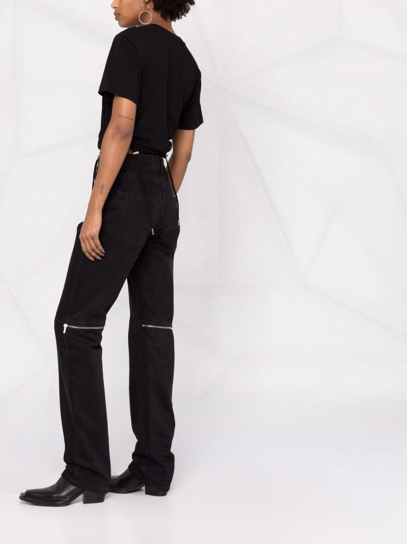Black Logo Print Cotton Bodysuit