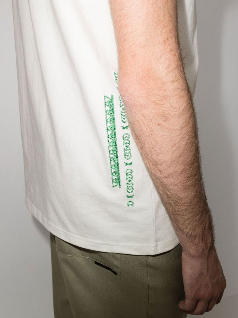 Logo Embroidered Cotton T-shirt