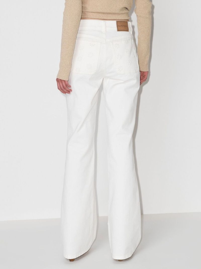 Broderie Anglaise Bootcut Jeans