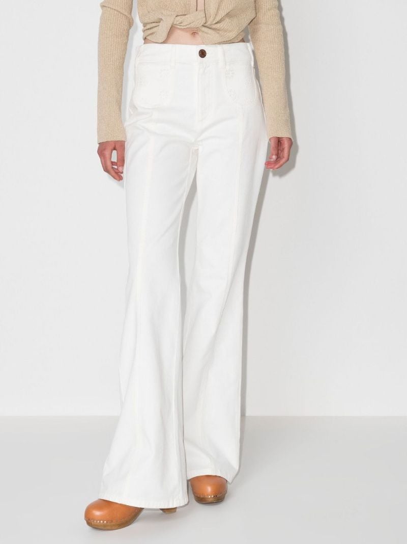 Broderie Anglaise Bootcut Jeans