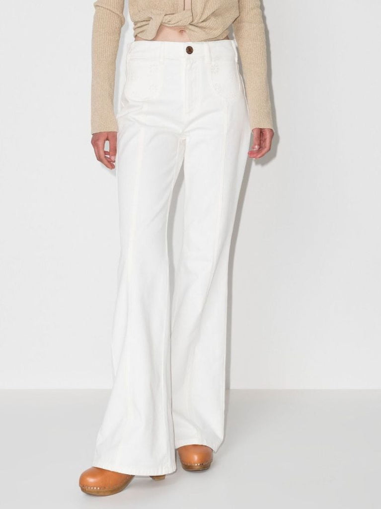Broderie Anglaise Bootcut Jeans