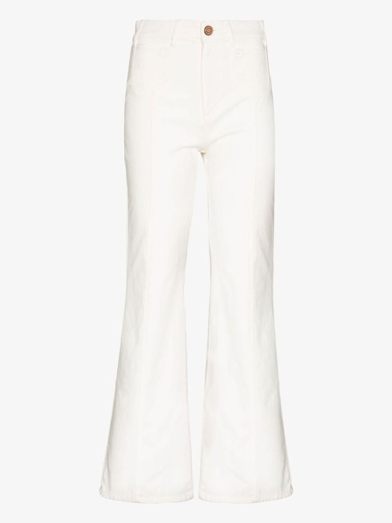 Broderie Anglaise Bootcut Jeans