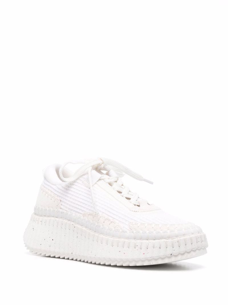 White Nama Recycled Mesh Sneakers