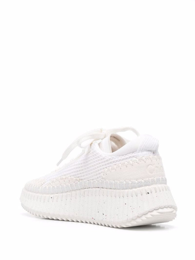 White Nama Recycled Mesh Sneakers