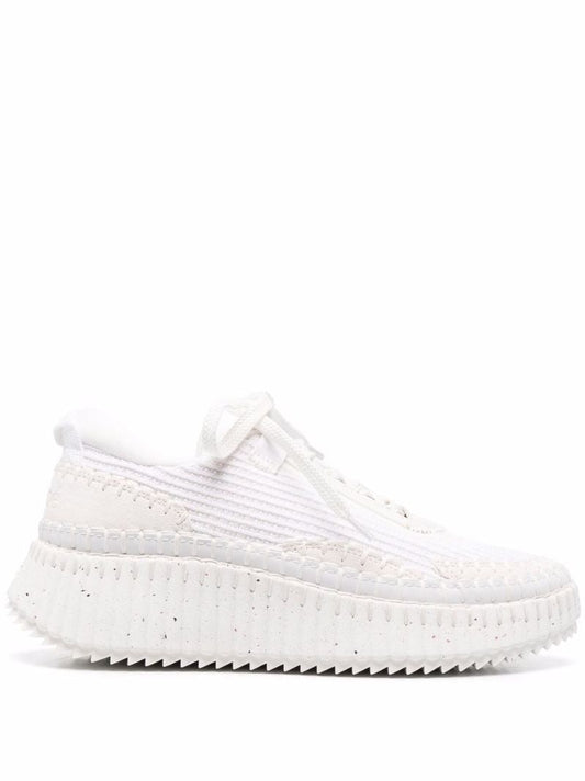 White Nama Recycled Mesh Sneakers