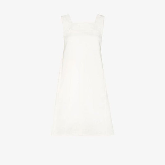 Broderie Anglaise Denim Mini Dress