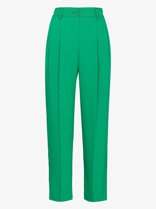 Cropped Straight Leg Trousers