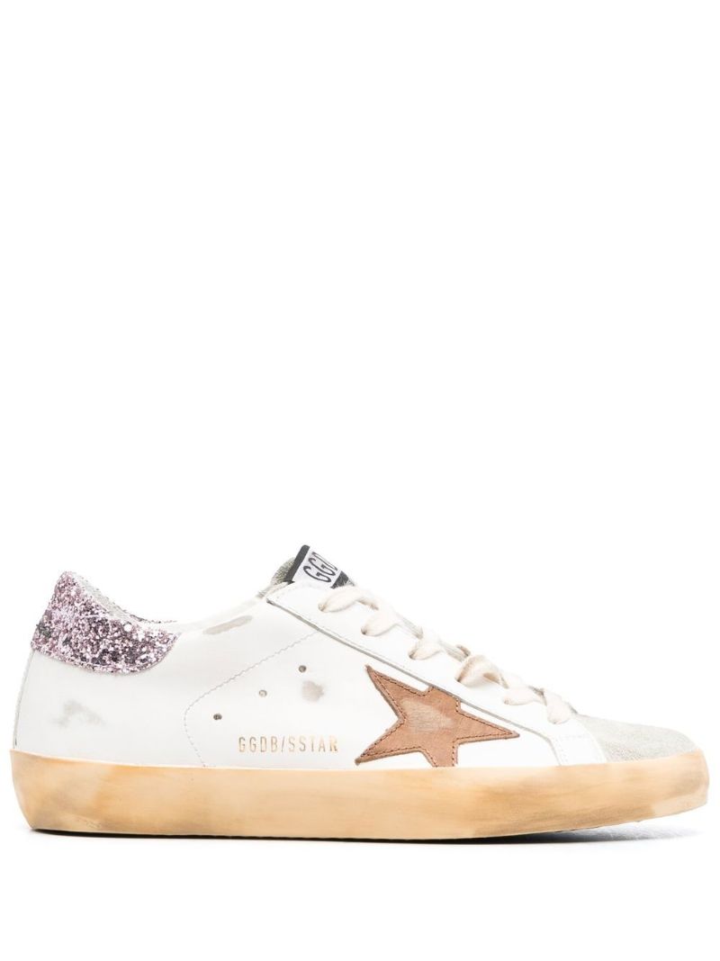 White Super-star Leather Sneakers