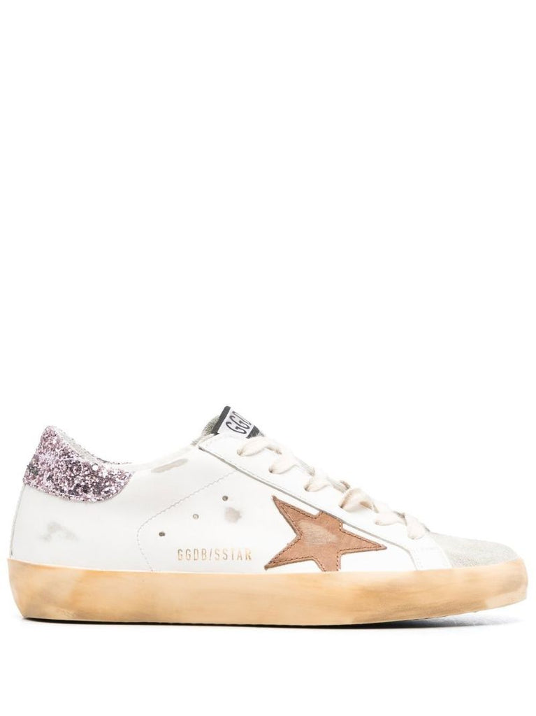 White Super-star Leather Sneakers