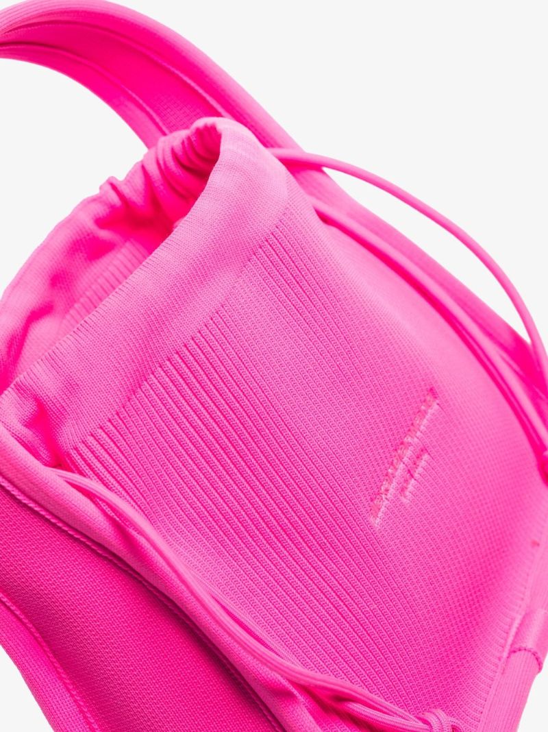 Pink Ryan Knitted Tote Bag
