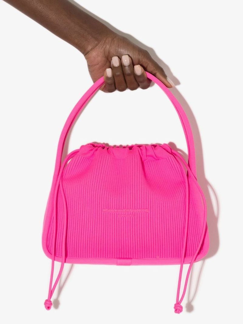 Pink Ryan Knitted Tote Bag