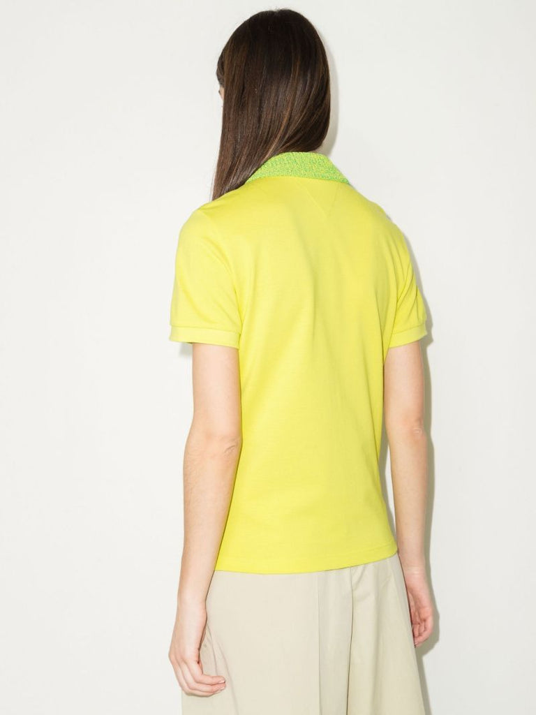 Contrast Collar Polo Shirt