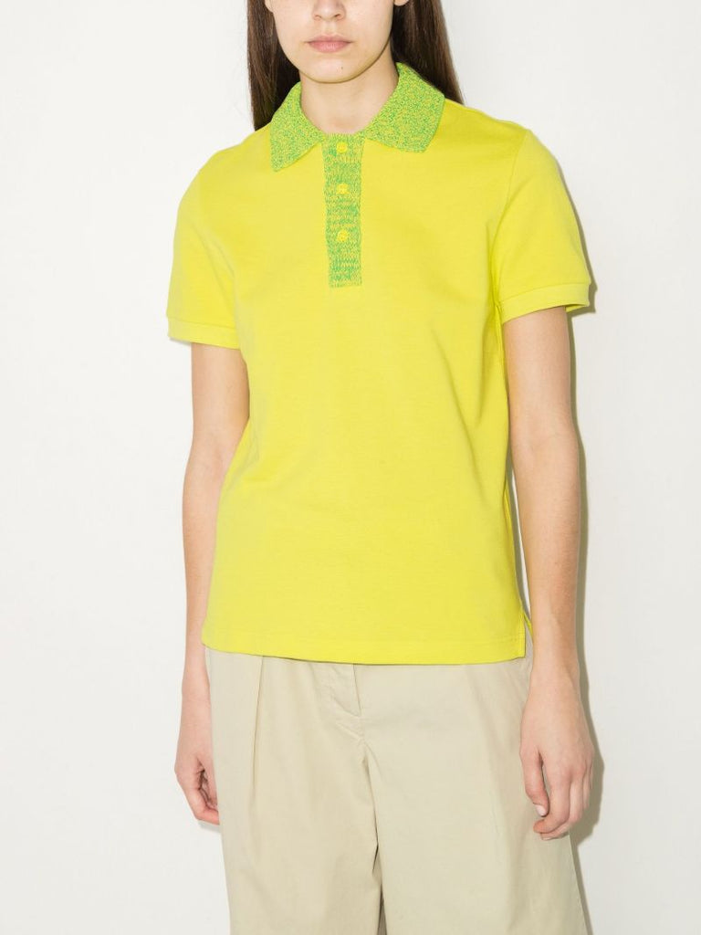 Contrast Collar Polo Shirt