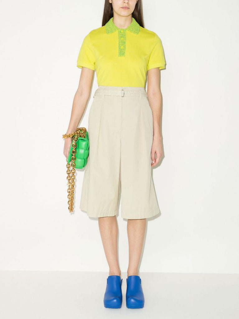 Contrast Collar Polo Shirt