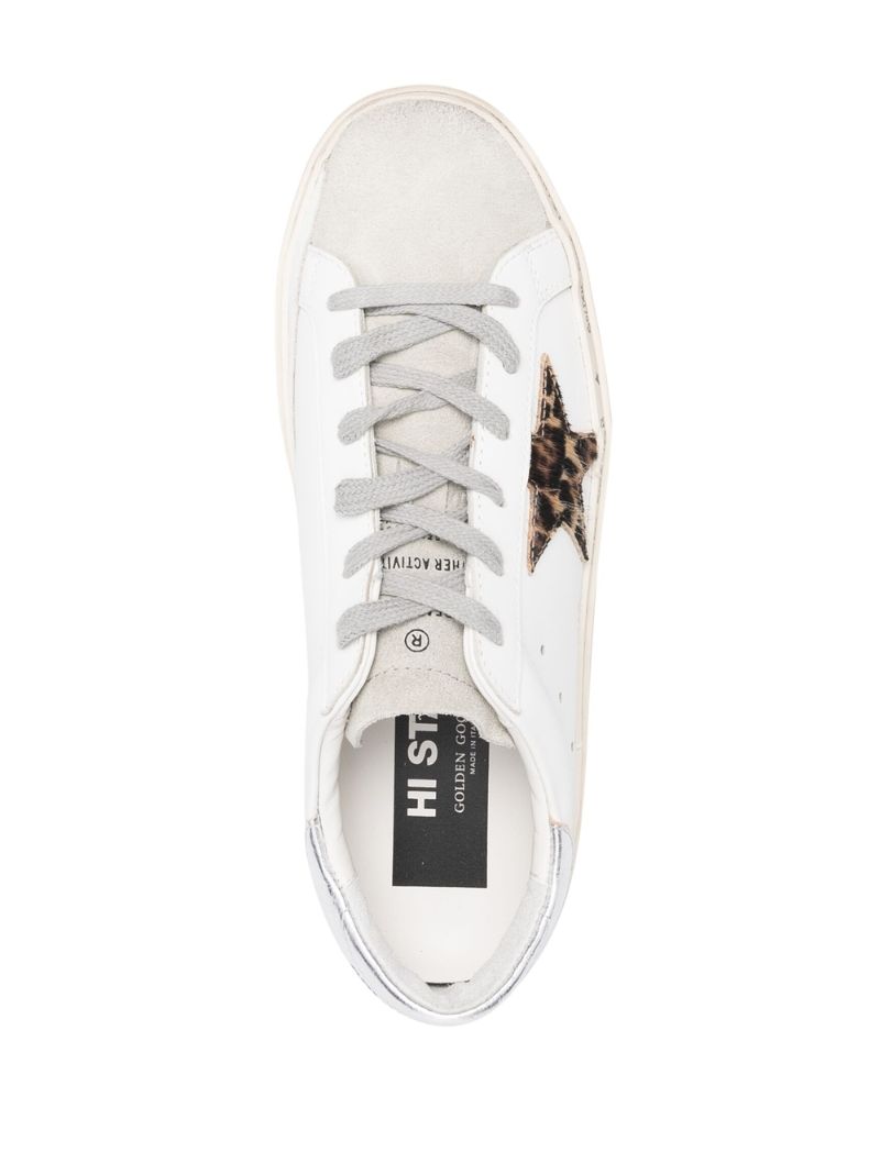 White Hi Star Lace-up Sneakers