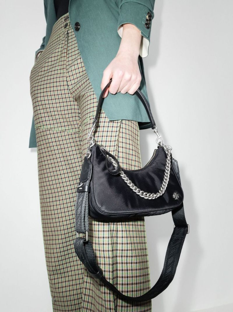 Black Mercer Small Shoulder Bag