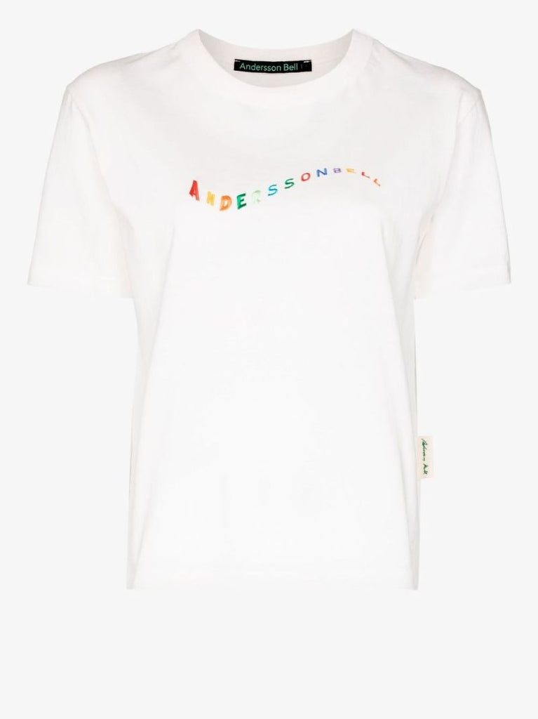 Logo Embroidered Cotton T-shirt