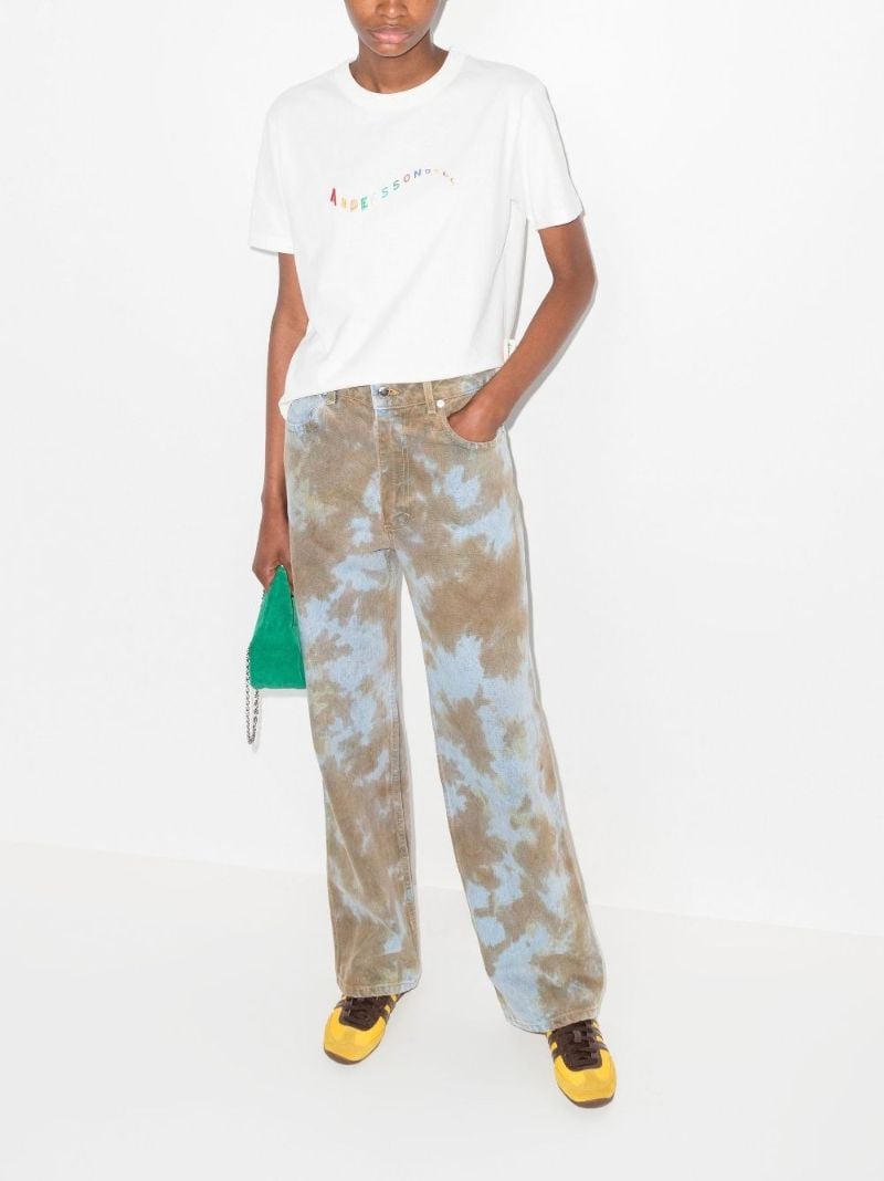 Logo Embroidered Cotton T-shirt
