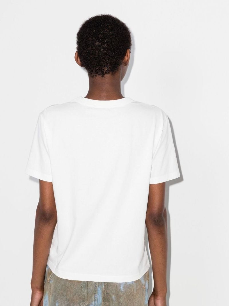 Logo Embroidered Cotton T-shirt