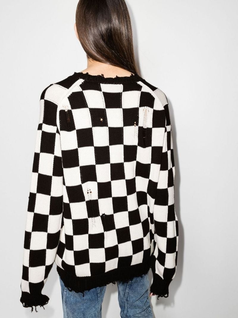 R13 Check Cotton Cardigan