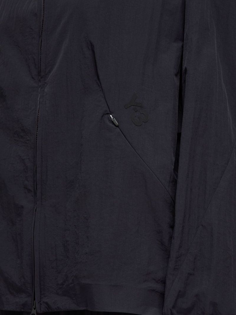 Black Light Shell Hooded Windbreaker
