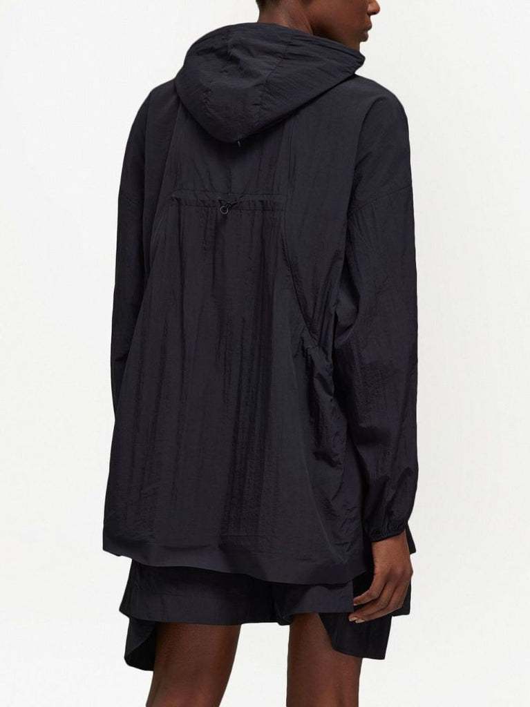 Black Light Shell Hooded Windbreaker