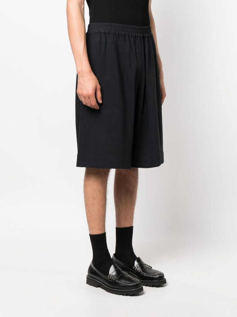 Blue Helix Wide-leg Shorts