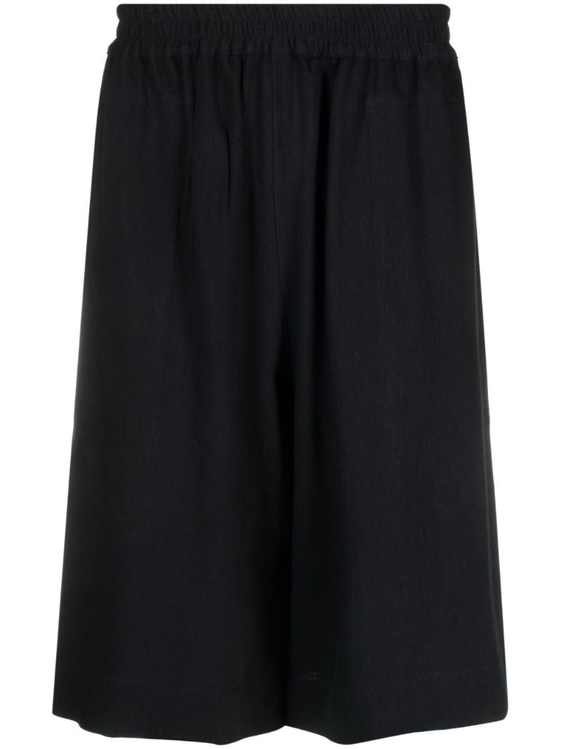 Blue Helix Wide-leg Shorts