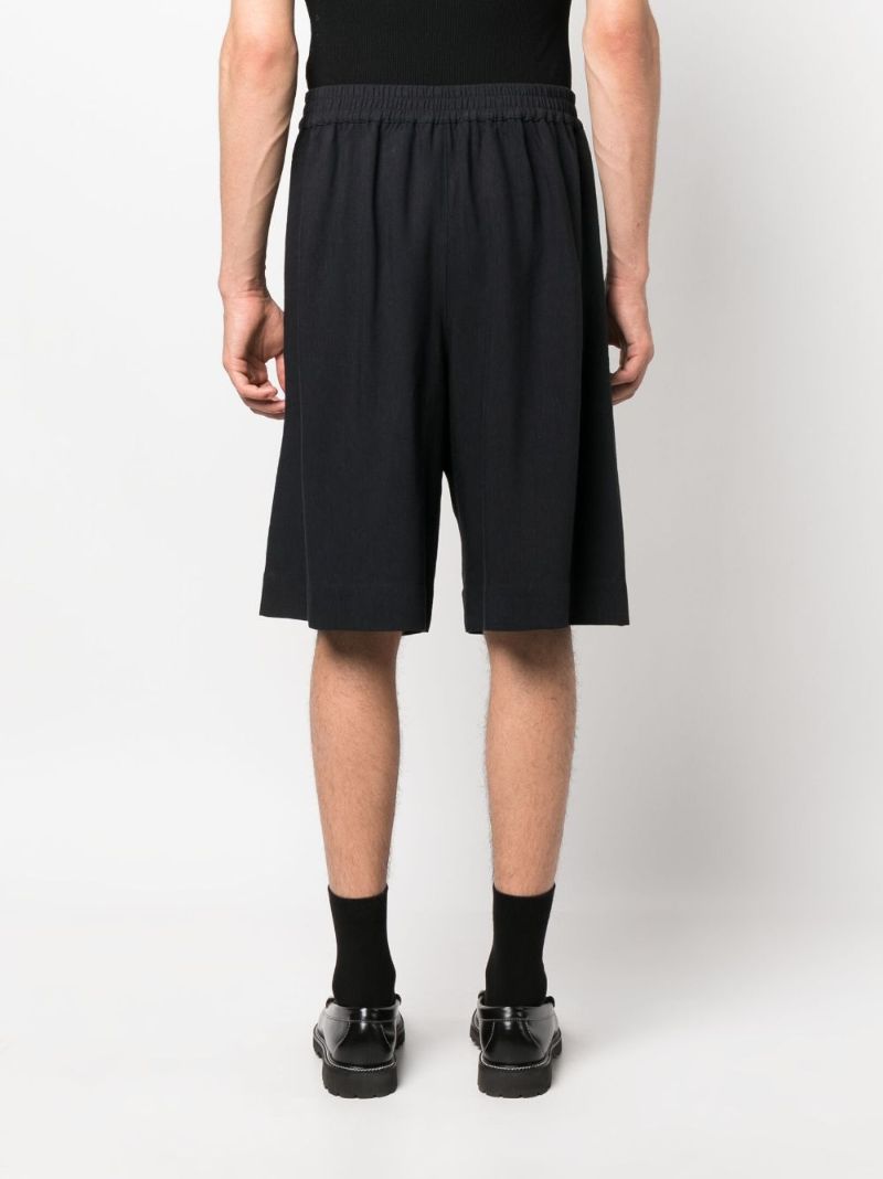 Blue Helix Wide-leg Shorts