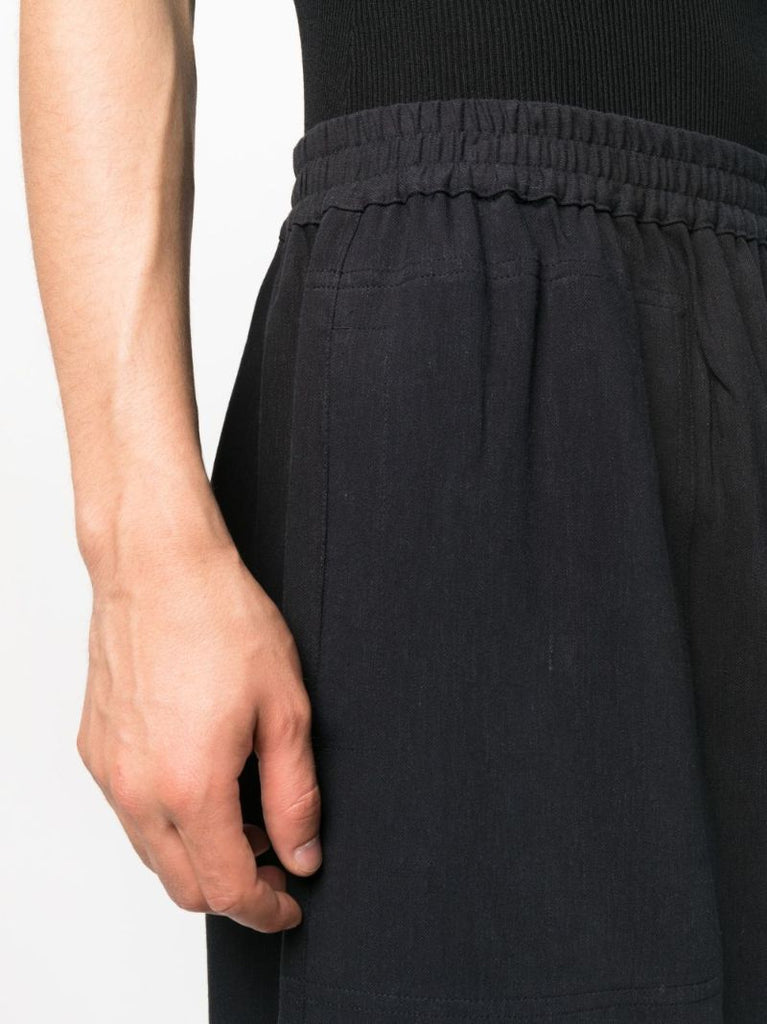 Blue Helix Wide-leg Shorts
