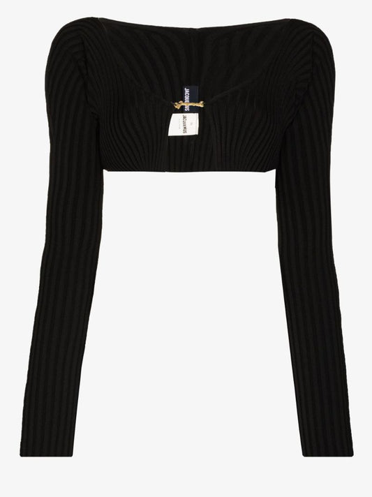 La Maille PralÃ_x0083_Â¹ Cropped Cardigan