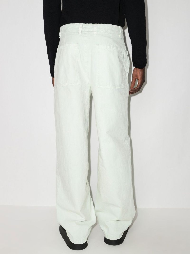 Cotton Canvas Trousers