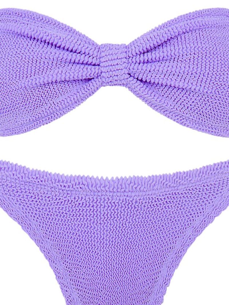 Purple Jean Bandeau Bikini