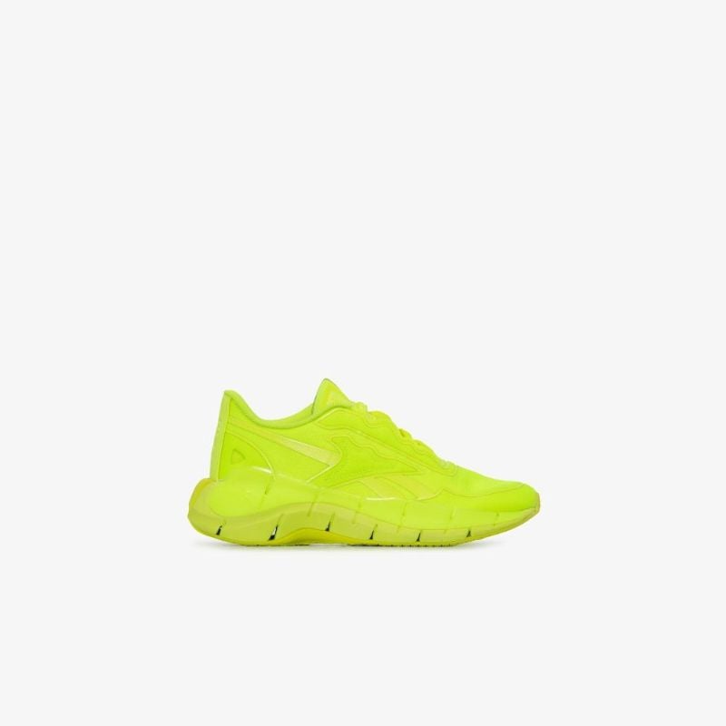 Yellow  Zig Kinetica Low Top Mesh Sneakers