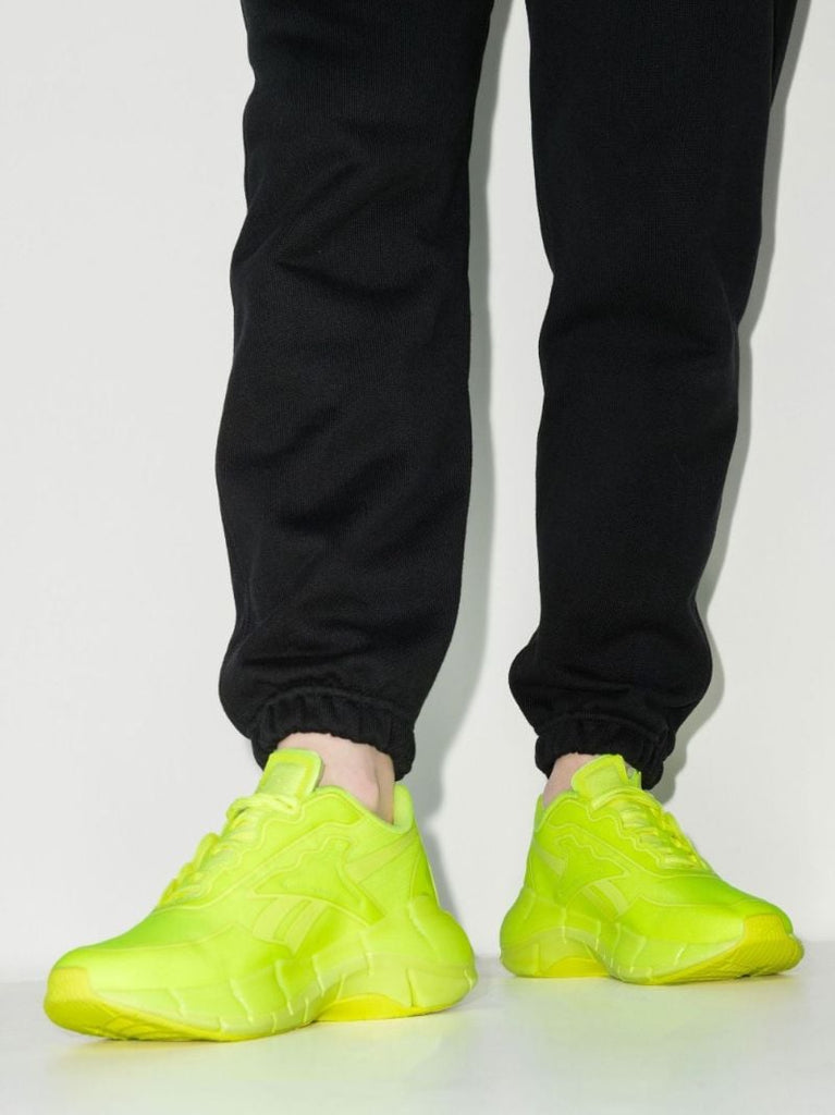 Yellow  Zig Kinetica Low Top Mesh Sneakers