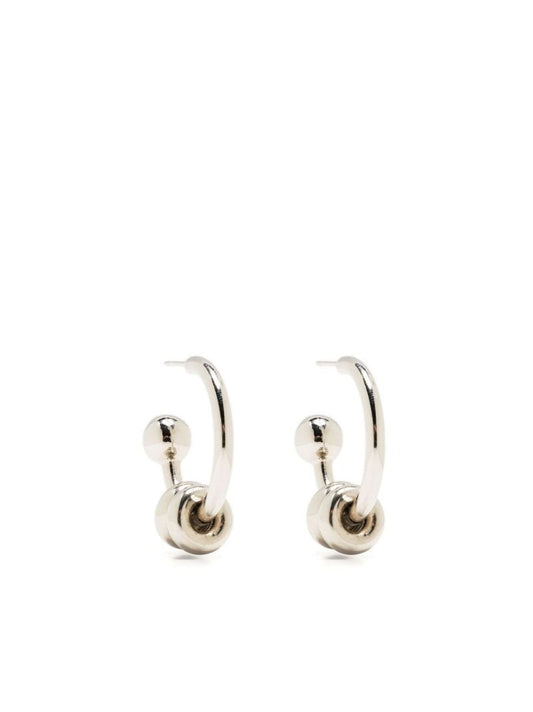 Sterling Silver Alan Hoop Earrings