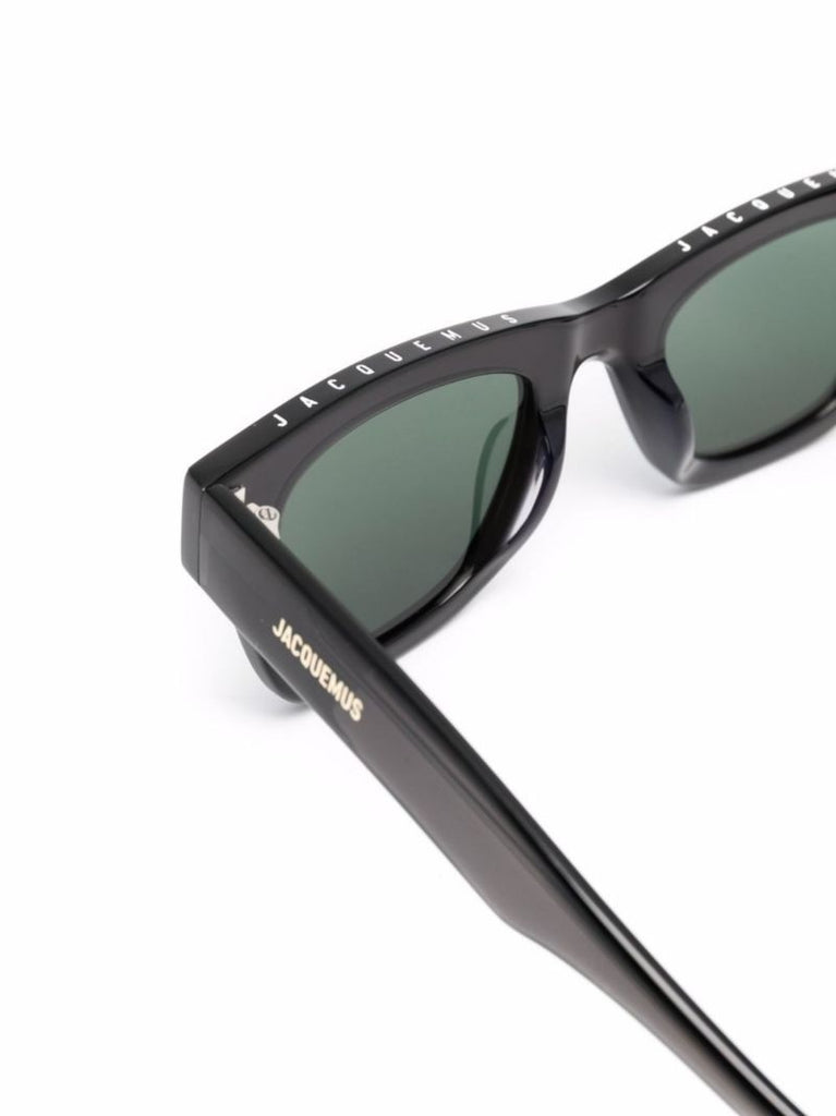 Black Les Lunettes Nocio Square Sunglasses