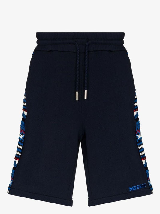 Crochet Panelled Knee-length Shorts